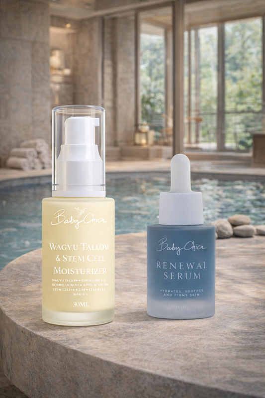 Wagyu Tallow & Stem Cell Moisturizer + Renewal Serum